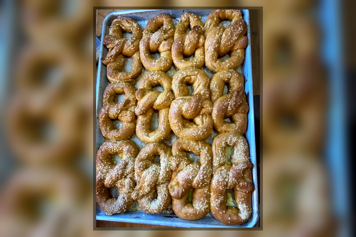 Authentic Philly Soft Pretzels with Fresh Milled Grains