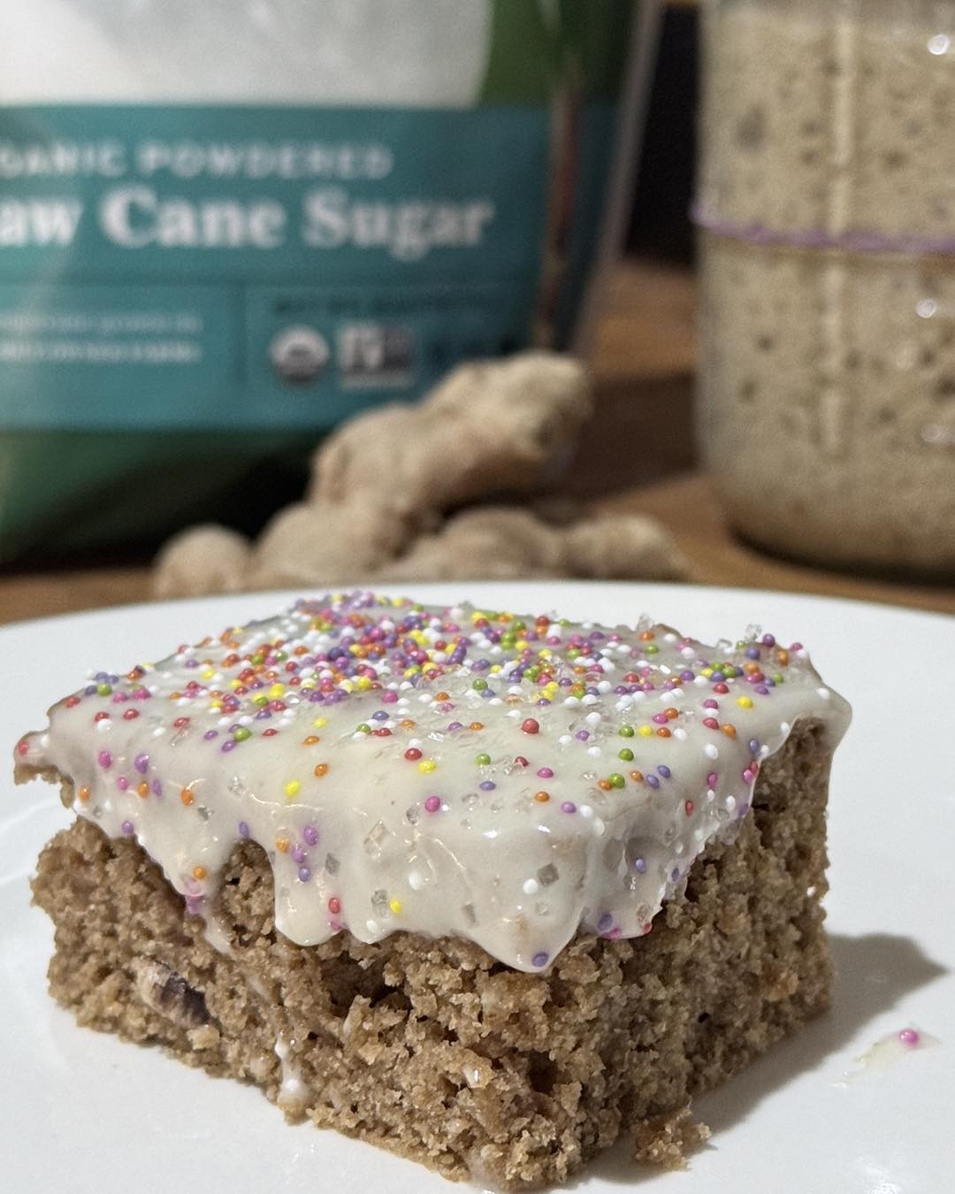 Sourdough Gingerbread bars