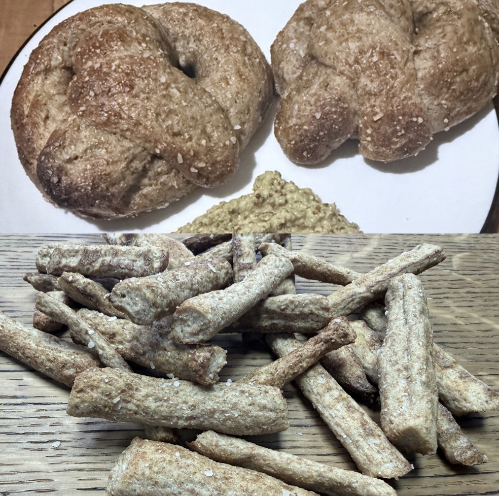 100% Rouge de Bordeaux Pretzels (soft and crunchy)
