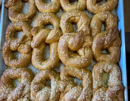 Authentic Philly Soft Pretzels with Fresh Milled Grains