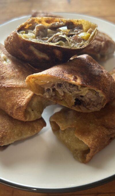 Fresh Milled Flour Philly Cheesesteak Egg Rolls: A Fun Twist on Two Classics