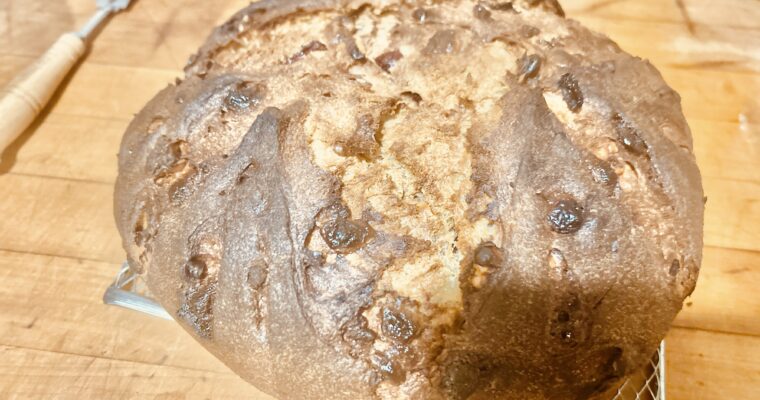 White Chocolate Cranberry Italian Bread