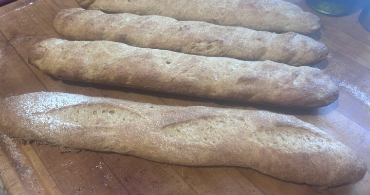 How to Make Baguettes with Freshly Milled Ancient Grains