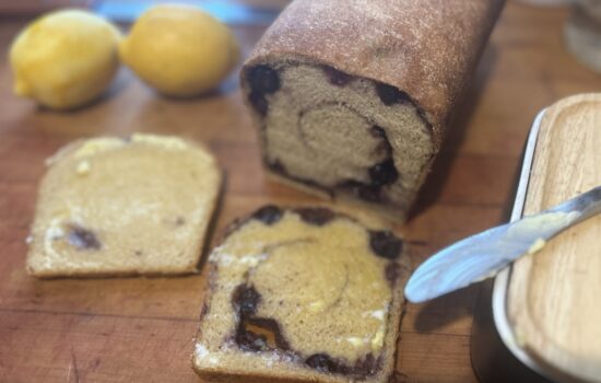 A Tasty Twist: Lemon Blueberry Cinnamon Swirl Bread