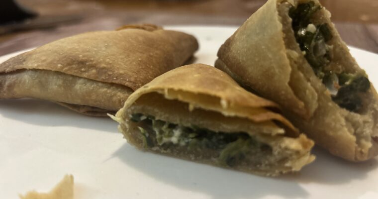 Spanakopita with Fresh-Milled Phyllo Dough